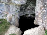 Entrance to Eglwys Faen Cave