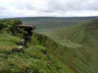 Bwlch ar y Fan from Fan y Big