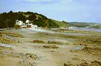 with the finish at Amroth in sight