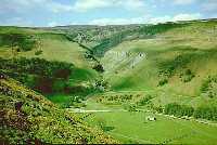 Swinner Gill and River Swale near Keld