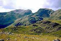 Scafell Pikes from Bowfell