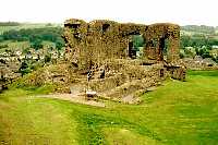 Remains of Manor Hall at Kendal Castle