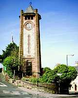 Clock Tower in Grange-over-Sands built in 1912