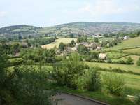 Middle Yard and Stonehouse from Pen Hill