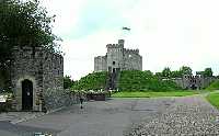 Keep, inside walls of Cardiff Castle