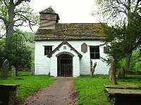 Tiny chapel at Capel-y-ffin, meaning chapel on the border