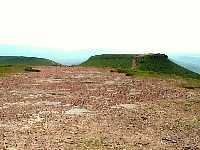 Corn Du from badly eroded summit of
Pen y Fan