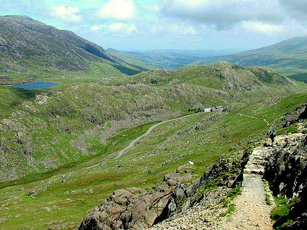 Pen-y-pass from Pyg Track
