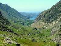 Pass of Llanberis down Nant Peris to
Llyn Peris