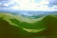 Rydal Valley and Lake Windermere from Fairfield