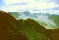 Helvellyn and Striding Edge from Fairfield