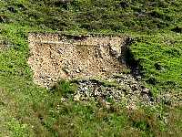 Landslide on Path near Wessenden Reservoir