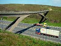 Pennine Way Crossing over M62 Motorway