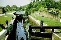 Lock on Leeds - Liverpool Canal at Gargrave