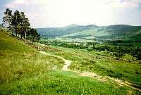 Looking across Edale to Lose Hill and Back Tor