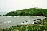 Killantringan Lighthouse, where way departs
from the coast